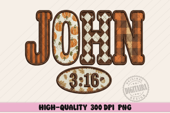 Christian John 3 16 Faux Embroidery Png Review