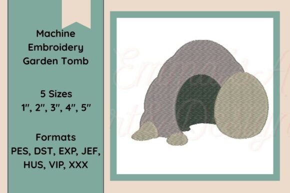 Easter Garden Tomb Machine Embroidery Review