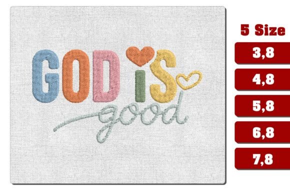 God is Good Christian Embroidery PES Review