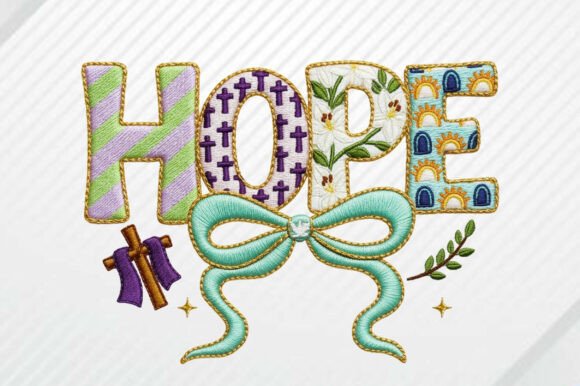 HOPE Christian Faux Embroidery PNG Review