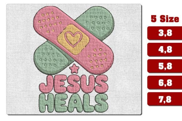 Jesus Heals Bandage Embroidery Design Review