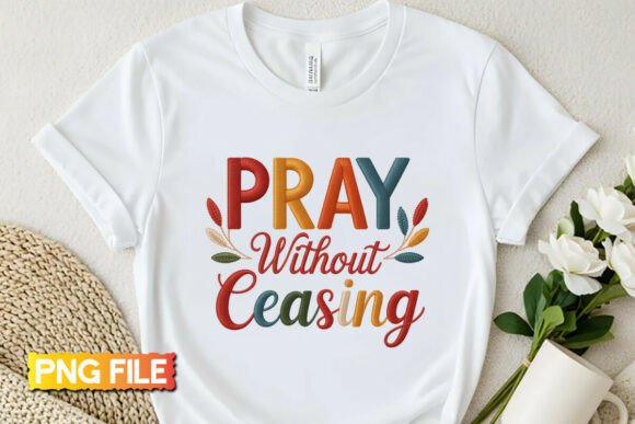 Pray Without Ceasing Embroidery PNG Review