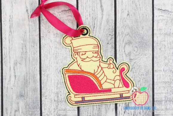Santa Riding His Sleigh Ornaments: A Festive Delight