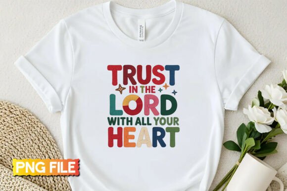 Trust in the Lord Embroidery Style PNG Review