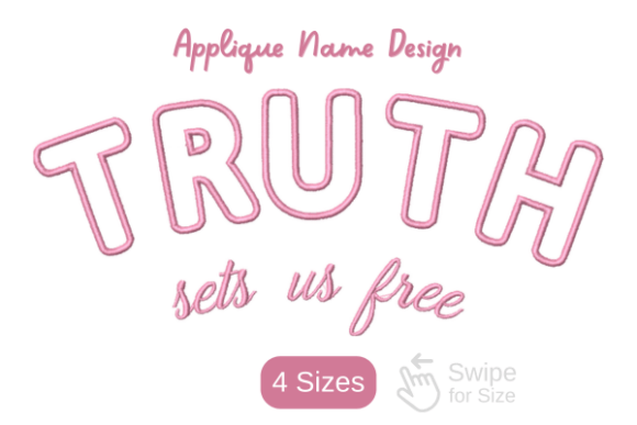 Truth Sets Us Free Applique: A Festive Review